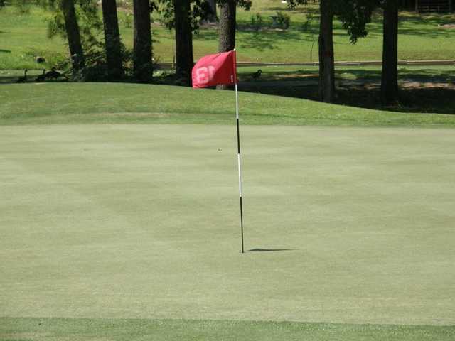 A view of hole #13 at Cane Creek Golf Course
