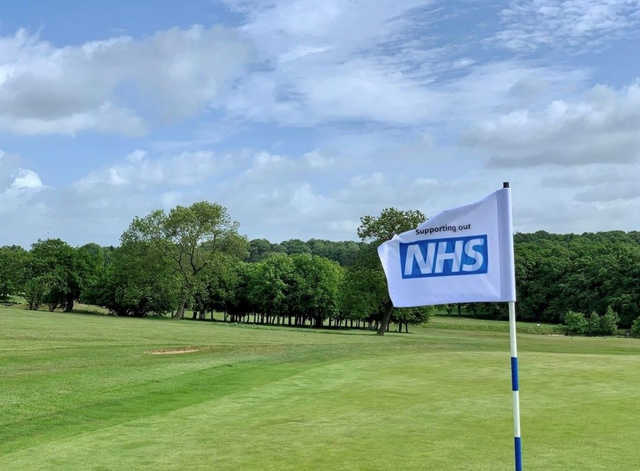 A view from a green at Morley Hayes Hotel & Golf.