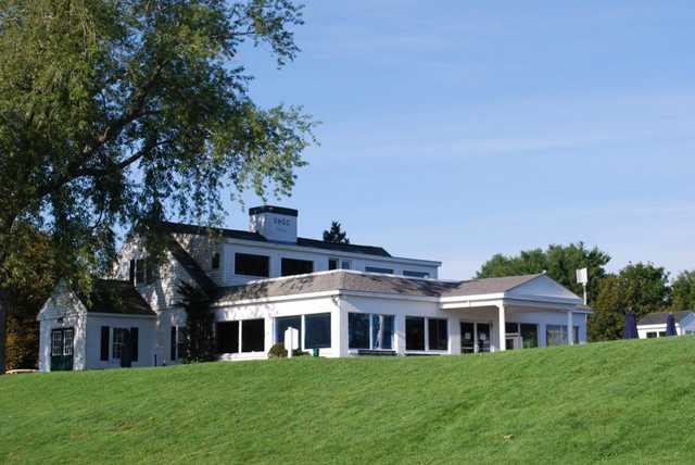 A view of the clubhouse at New Hampshire Golf Club