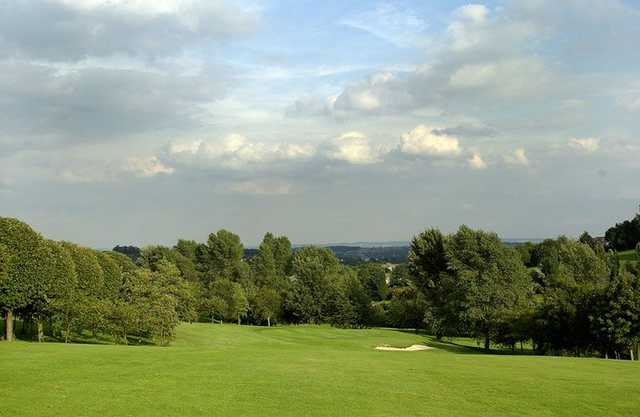 A view from the 1st fairway at Mapperley Golf Club