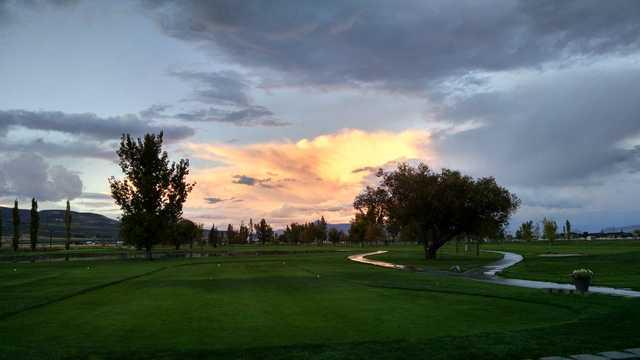 A view from a tee at Skyway Golf Course.
