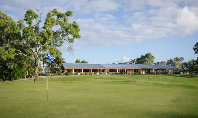View of the clubhouse at Rowes Bay Country Golf Club.