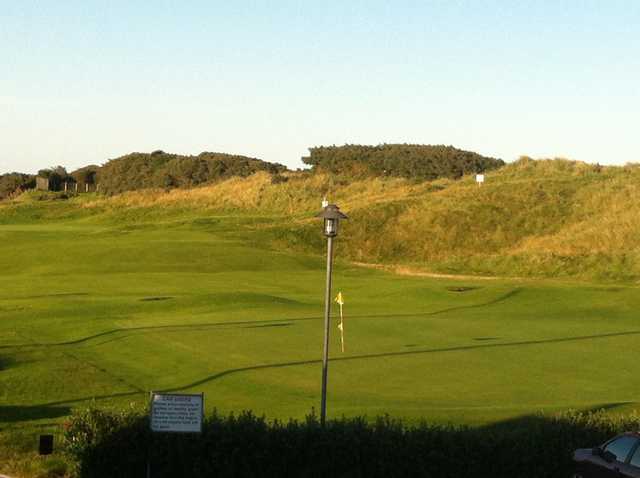 A view of hole #9 at Rush Golf Club