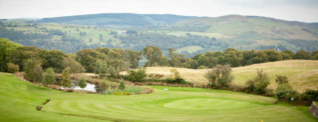 A view of a hole at Bala Golf Club.