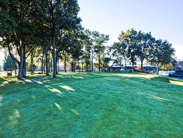 A view of a green at Christiana Creek Country Club.