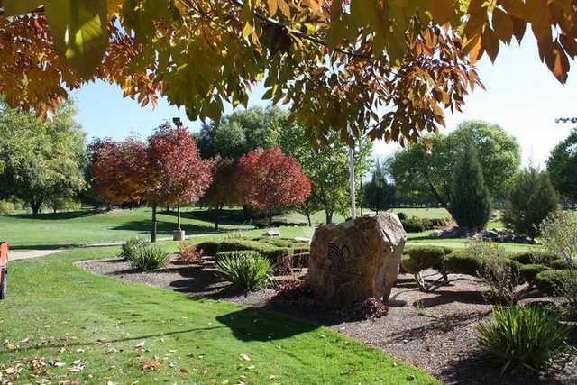 A fall view from Swan Lakes Golf Course