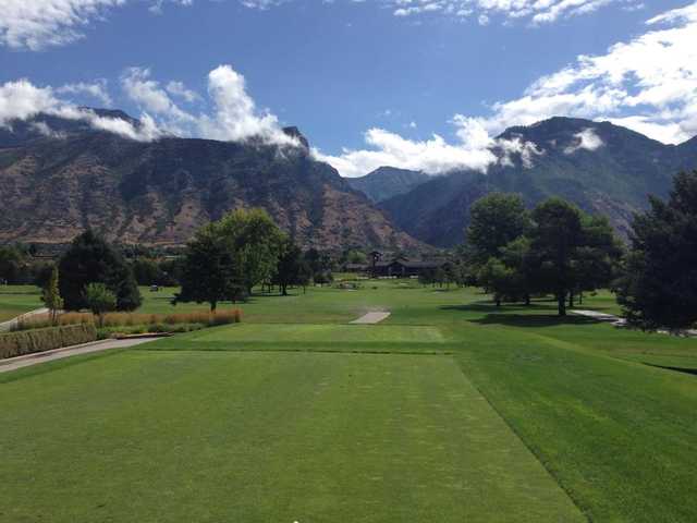 A view from tee #18 at Riverside Country Club