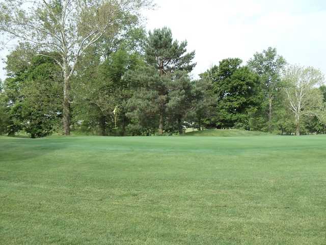 A view of green #8 at Bridge from North Branch Golf Course