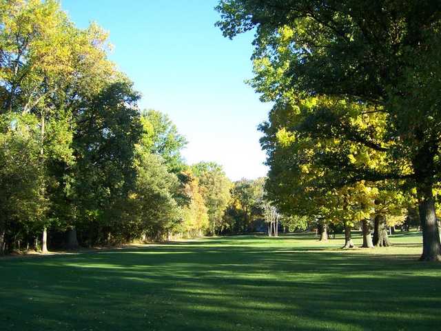 A view of a fairway at Indian Lake Country Club