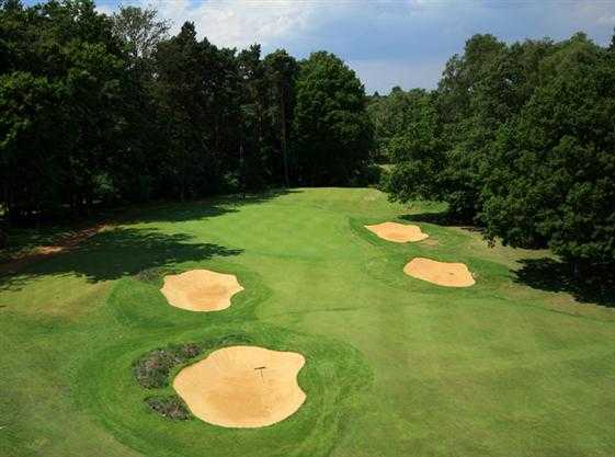 A view of the 17th fairway at East Berkshire Golf Club