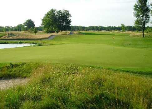 A view of green #10 at Brassie Golf Club