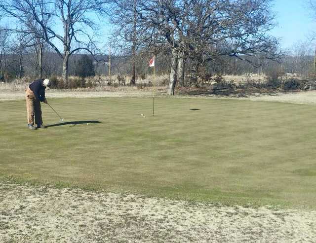 A view of a green at Pawhuska Golf & Country Club