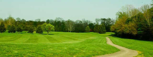 View of a fairway at Eagle Pines Golf Club