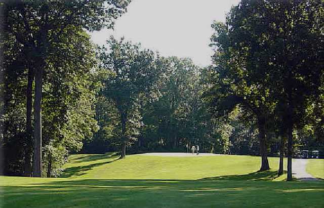 A view of the 5th par-4 hole at Geneva Hills Golf Course