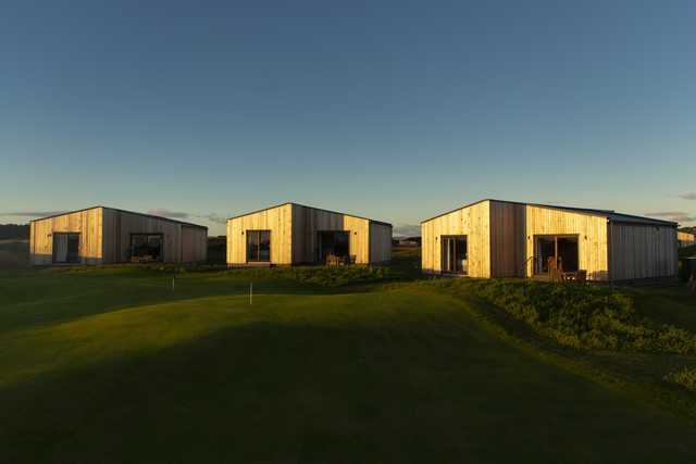 View of the putting green at Dundonald Links.