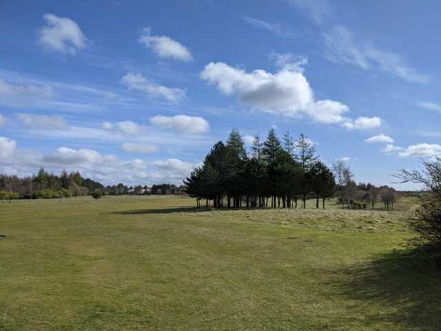 A sunny day view from Cowdenbeath Golf Club.