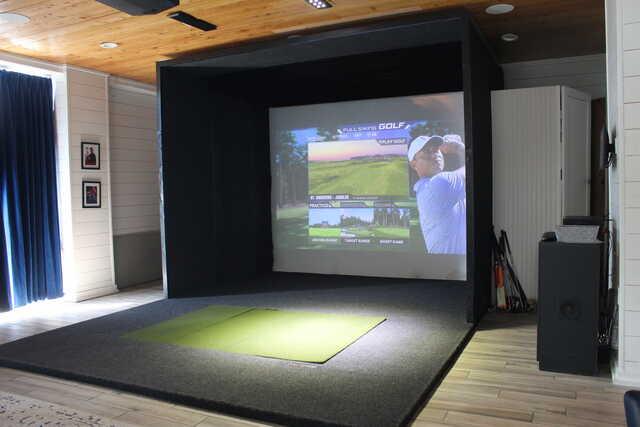 A view from One Club - Full Swing Simulator.