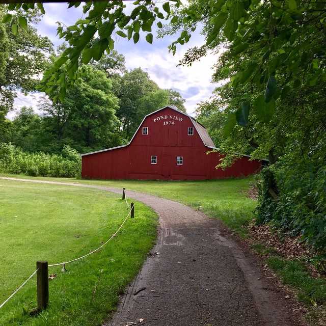 A view from Pond View Golf Course