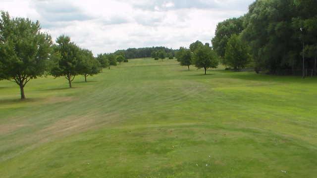 A view of fairway #5 at Magic Hills Golf Club.