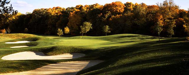 A view of the 15th hole at Bearpath Golf & Country Club.