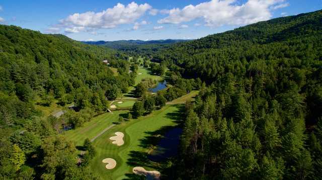 Aerial view from Woodstock Country Club
