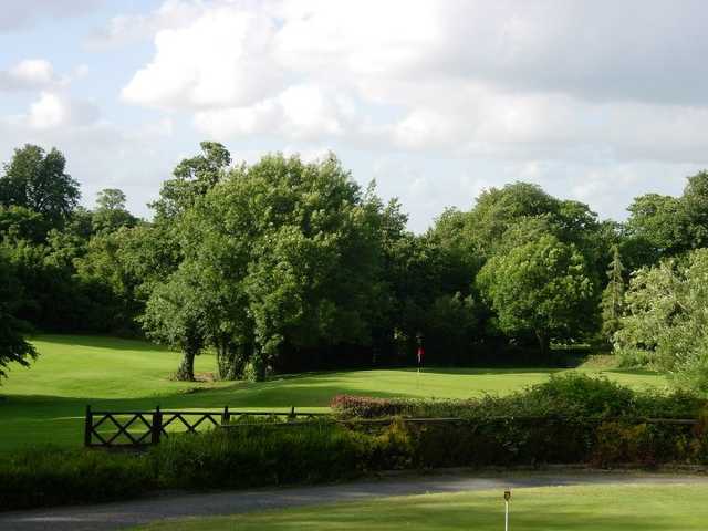 A view from the practice putting green at Stepaside Golf Course