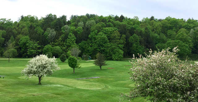 A spring day view from Neshobe Golf Club.