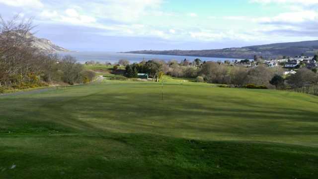 14th green at Lamlash GC