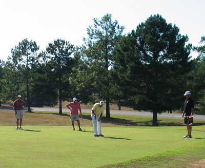 A sunny day view from Lakeview Country Club