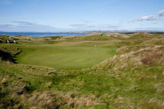A view of the 6th hole at Western Gailes Golf Club