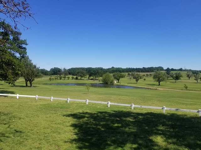 A sunny day view from Henryetta Golf & Country Club.