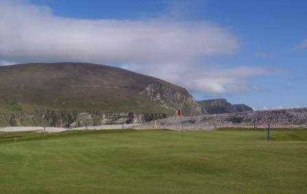 A view of the 4th green at Achill Golf Club