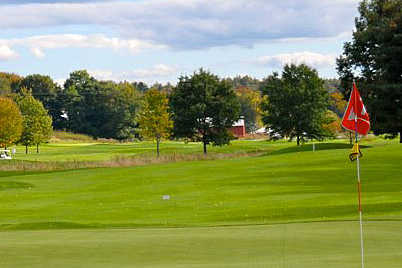 A view from green #17 at Passaconaway Country Club