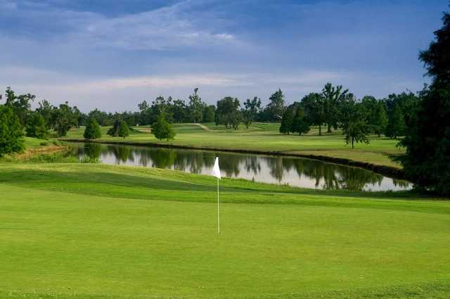 A view of a hole at Page Belcher Golf Course.