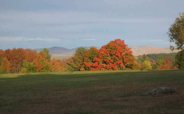 A fall day view from Sunset Hill Golf Course.