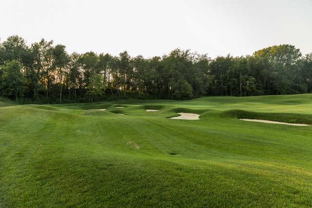 A view of hole #11 at Championship Golf Course from Chatham Hills