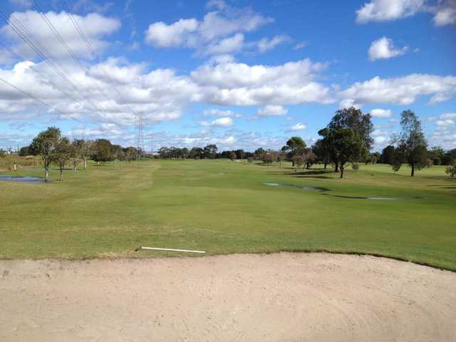 A view of the 8th hole at Brook Course from Nudgee Golf Club