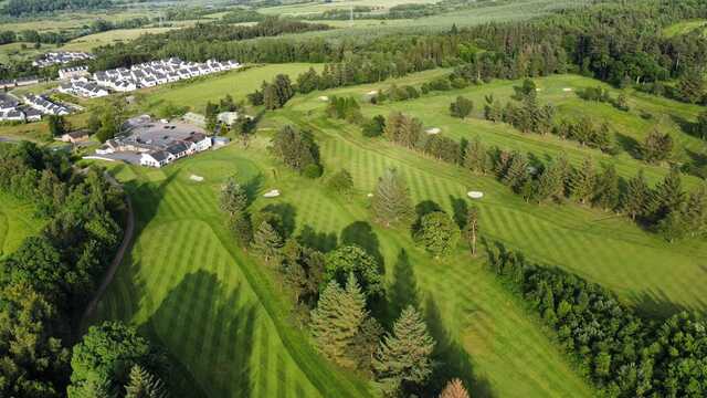 View of the 18th green from Hamilton Golf Club.