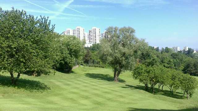 A morning day view from a fairway at Rosny sous Bois Golf Course.