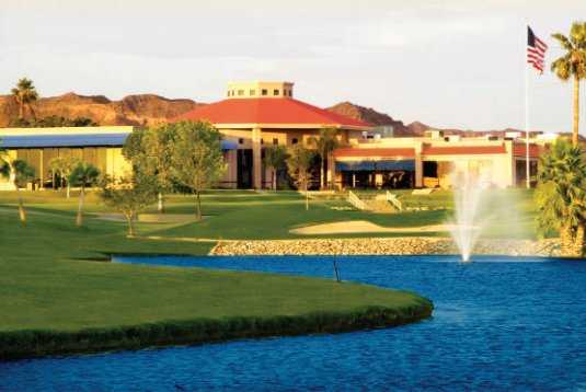 A view of the clubhouse at Alta Mesa Country Club