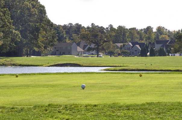 A view from tee #4 at Mulligan's Pointe
