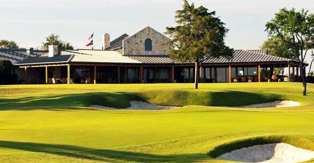 A view of the clubhouse at Dallas National Golf Club