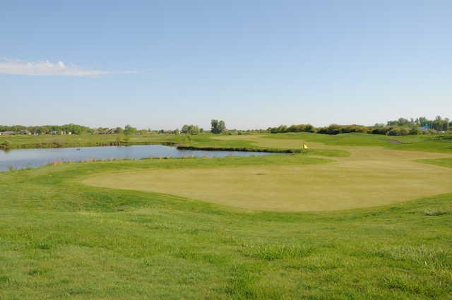 A view of a green at Timbergate Golf Club.