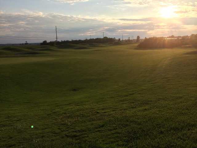 A sunset view from Timbergate Golf Club.