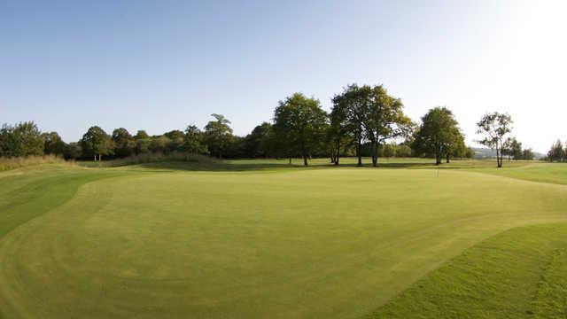 A view of hole #2 at Studley Wood Golf Club.