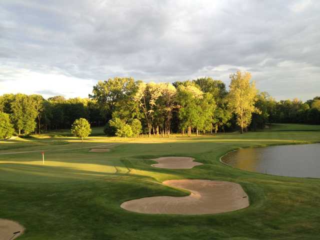 View of the 9th hole at Coyote Crossing Golf Course
