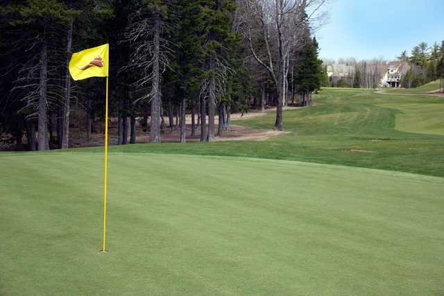 A view of a hole at Fox Creek Golf Club