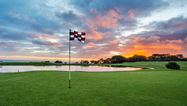 A view of a hole at Flinders Golf Club.