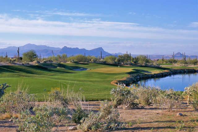 View of the 3rd hole from The Golf Club at Dove Mountain Saguaro Course