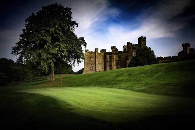 A view of a hole at Brancepeth Castle Golf Club.